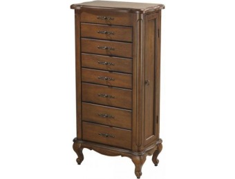 75% off Distressed Provence Jewelry Armoire 40Hx20wx12d"