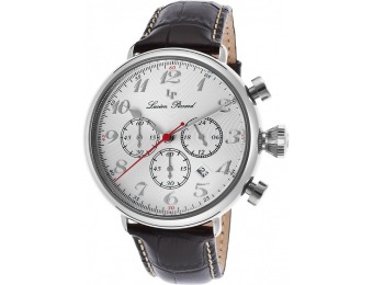 93% off Lucien Piccard Trieste Chronograph Leather Watch