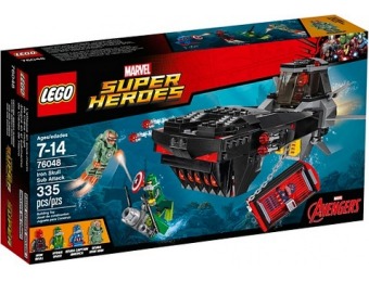 30% off Lego Super Heroes Iron Skull Sub Attack 76048