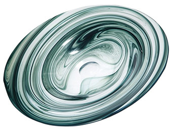 26% off Threshold Swirl Glass Decorative Bowl (3 colors)