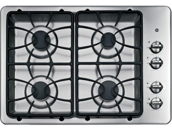 $451 off GE 30" Gas Cooktop in Stainless Steel with 4 Burners