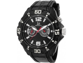 93% off Joshua & Sons Men's Multi-Function Leather Watch