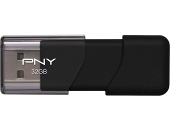 67% off PNY 32GB Attache USB 2.0 Flash Drive (P-FD32GATT03-GE)