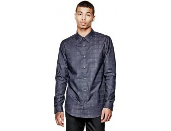 68% off Guess Checkered Slim-Fit Men's Shirt