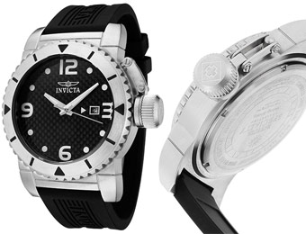 $520 off Invicta 1431/1432 Carbon Fiber Dial Swiss Men's Watches