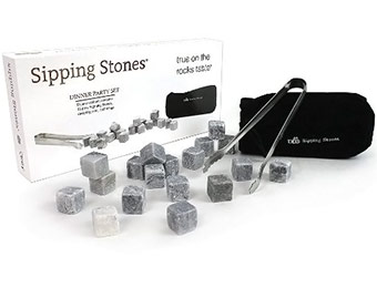 40% off Whisky Chilling Stones (Gift set of 18 + pouch & tongs)
