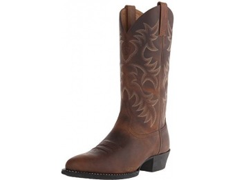 50% off Ariat Men's Heritage Western R Toe Cowboy Boots
