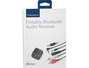50% off Insignia Portable Bluetooth Audio Receiver