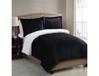67% off Vcny Micromink & Sherpa Reversible Comforter Set