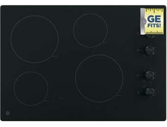 $351 off GE 30" Radiant Electric Cooktop in Black with 4 Elements