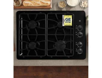 $351 off GE 30" Gas Cooktop in Black with 4 Burners