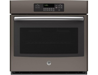 $651 off GE 30" Single Electric Wall Oven Self-Cleaning in Slate