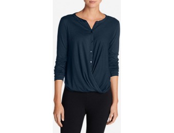 60% off Eddie Bauer Women's Girl On The Go Wrap It Up Top