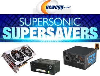 Newegg's Supersonic Supersavers Deals, Hot Deals on Computer Components & Electronics