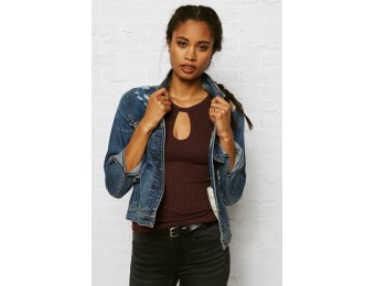 50% off American Eagle Don't Ask Why Ribbed Keyhole Women's Tank