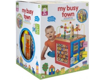 65% off ALEX Jr. My Busy Town Wooden Activity Cube
