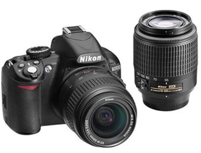 Nikon D3100 DSLR Camera & Lenses