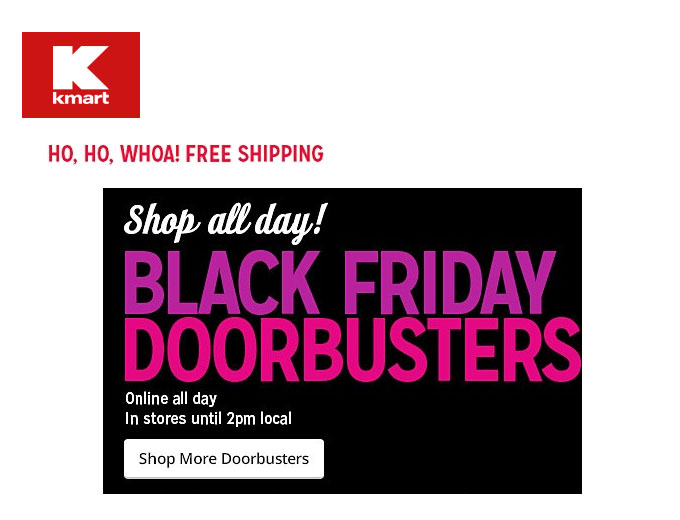 Kmart Black Friday Doorbuster Deals
