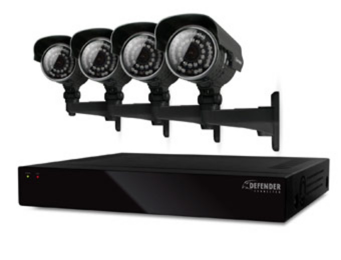 Defender 500GB Security System w/ Cameras