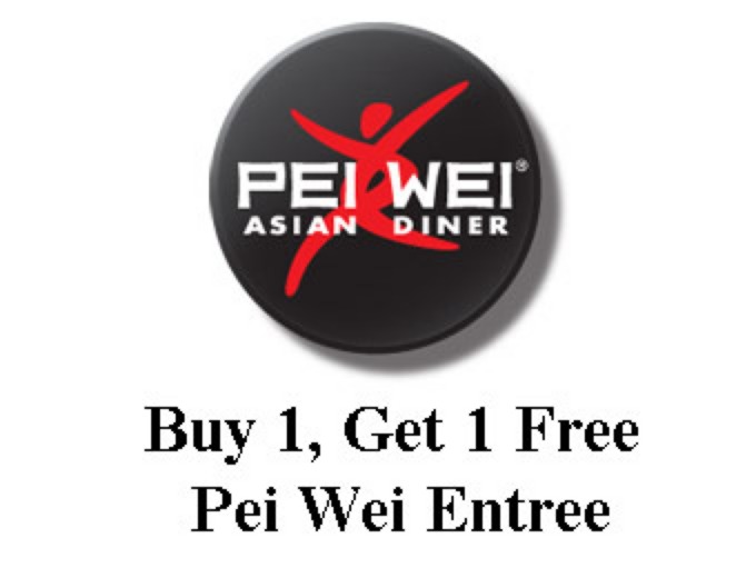 Buy One, Get One Free Pei Wei Entree Coupon