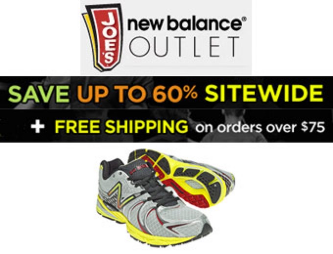 Up to 60% off at Joe's New Balance Outlet