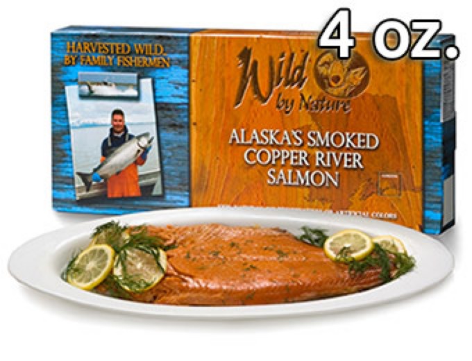 Wild by Nature Alaskan Smoked Salmon 4 oz