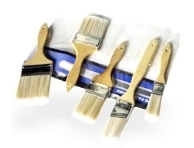 Capri Tools 5-Piece Paint Brush Set