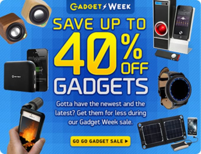 Save 40% off Cool Gadgets at ThinkGeek.com
