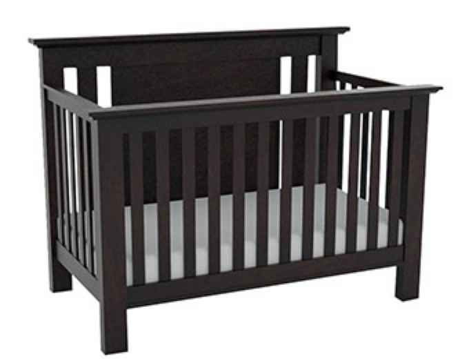 Lolly&Me Delaney 4-in-1 Convertible Crib