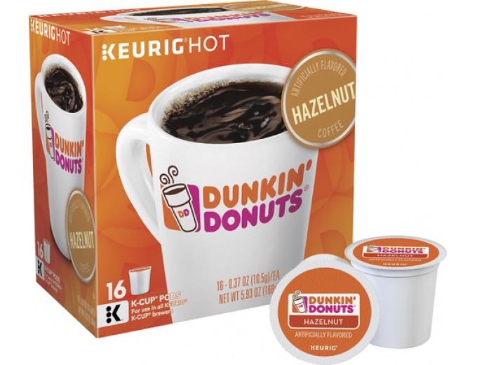 Dunkin' Donuts Hazelnut K-Cup (16-Pack)