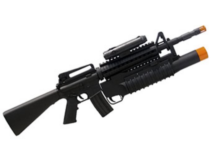 Mini M16A6/M203 Airsoft Rifle