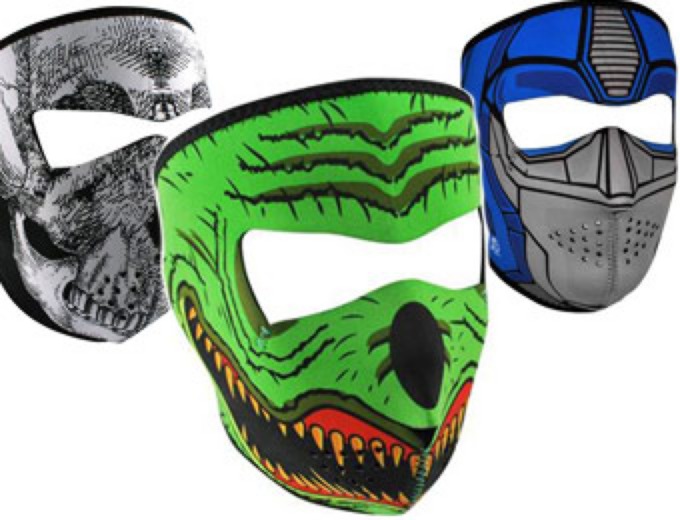 Graphical Neoprene Full Face Masks