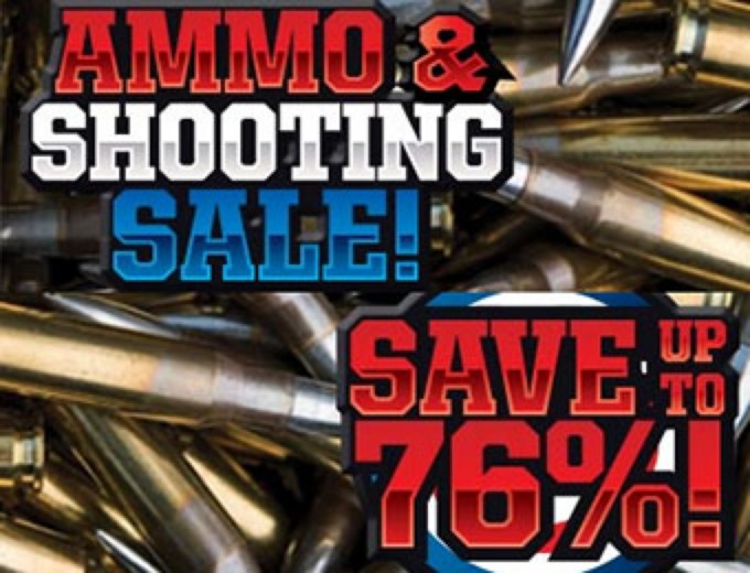 Up to 76% off Ammo & Shooting Sale