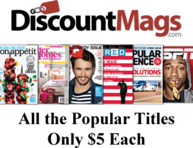Discount Magazine $5 Best Sellers Sale