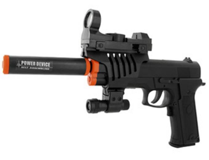 Full Auto Tactical .45 Airsoft Pistol