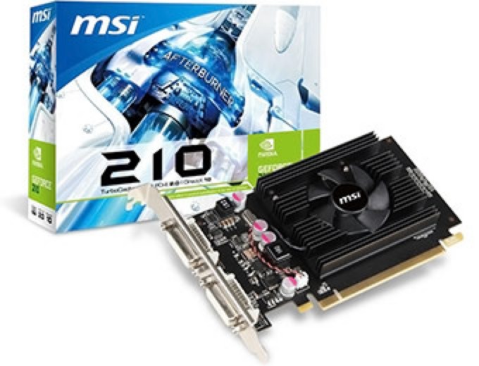 MSI N210-512D2 GeForce 210 512MB Video Card