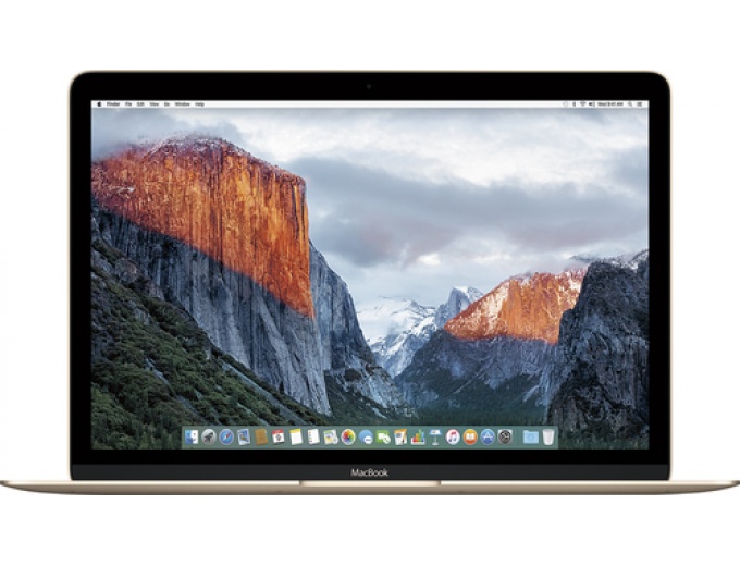 Deal: $300 off 12" Apple Macbook MLHE2LL/A - Gold
