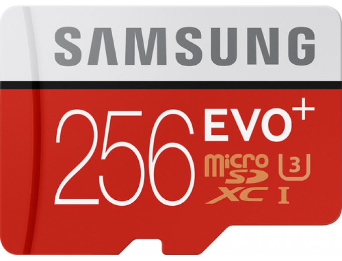 Samsung EVO+ 256GB microSDX Memory Card