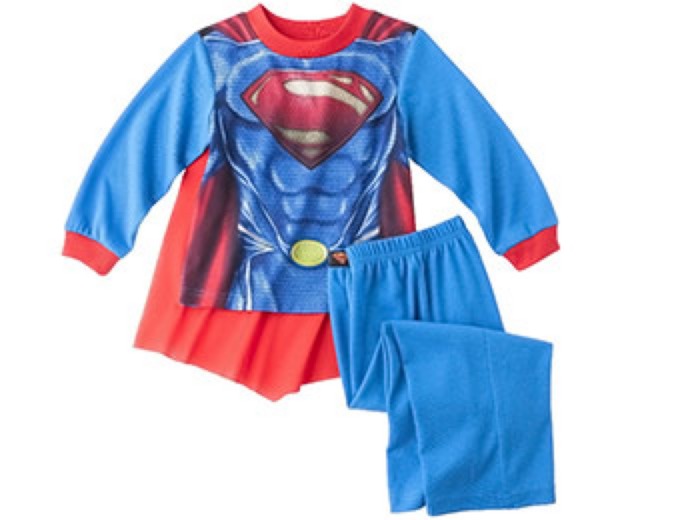 Superman Toddler Boys' Pajama Set with Cape