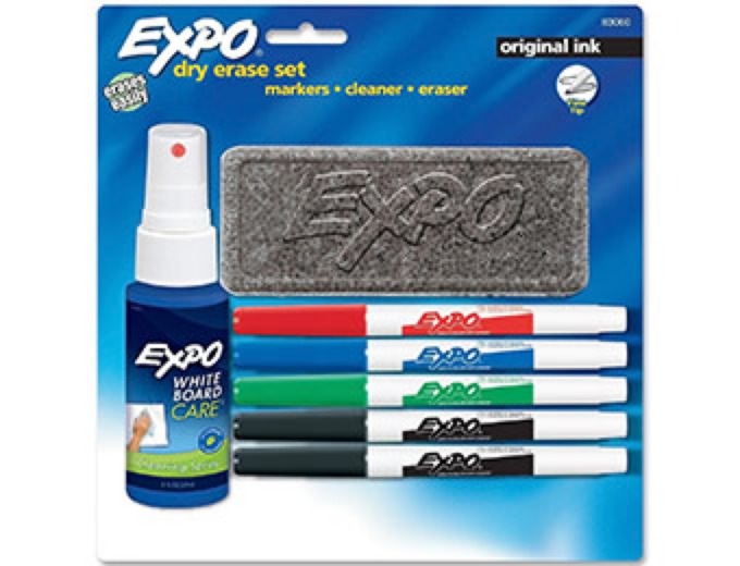 Expo 7 Pc Low Odor Dry Erase Starter Set