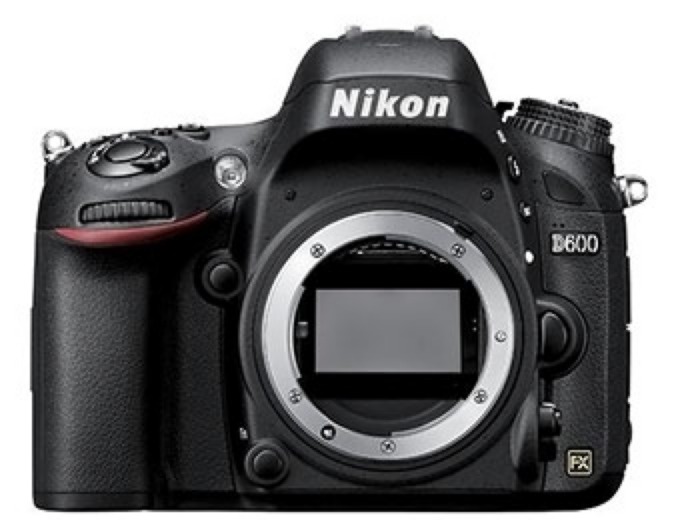 Nikon D600 24.3-MP DSLR Camera Body