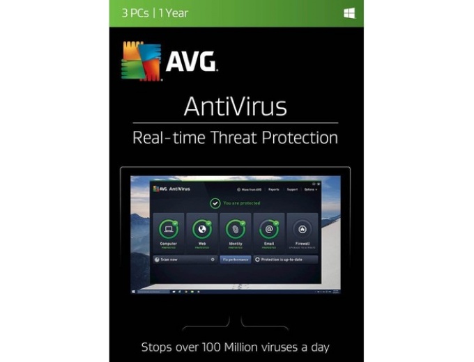 AVG AntiVirus 2017 (3-Devices) (1-Year)
