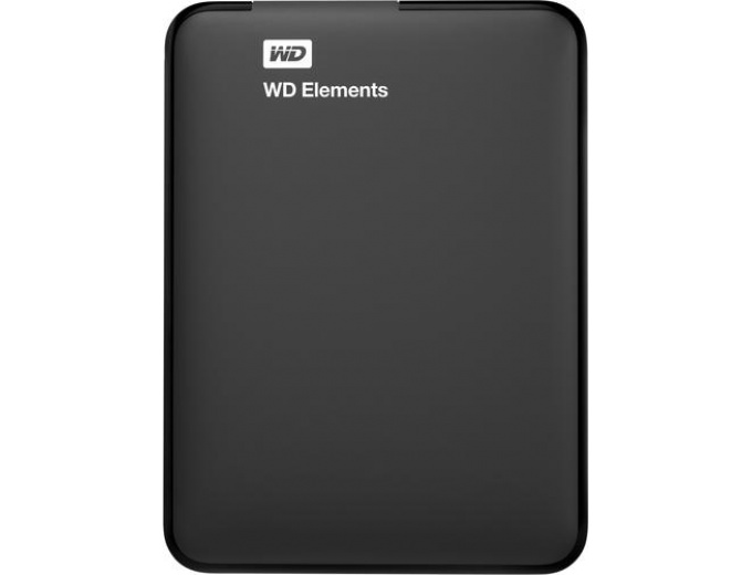 WD Elements 2TB USB 3.0 Portable Hard Drive