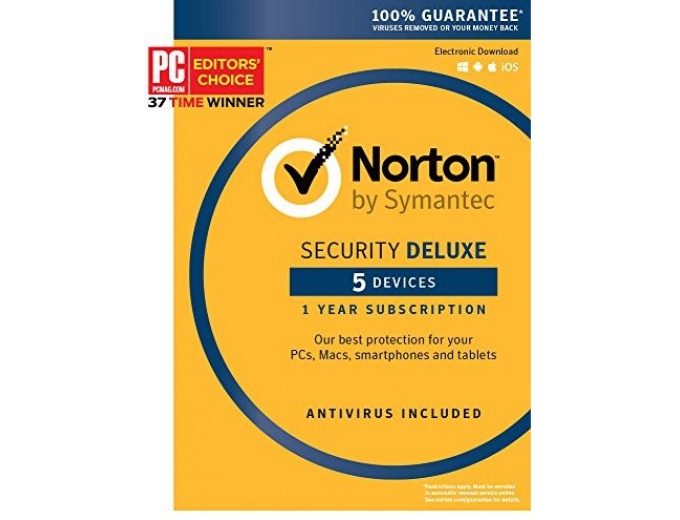 Norton Security Deluxe - 5 Devices
