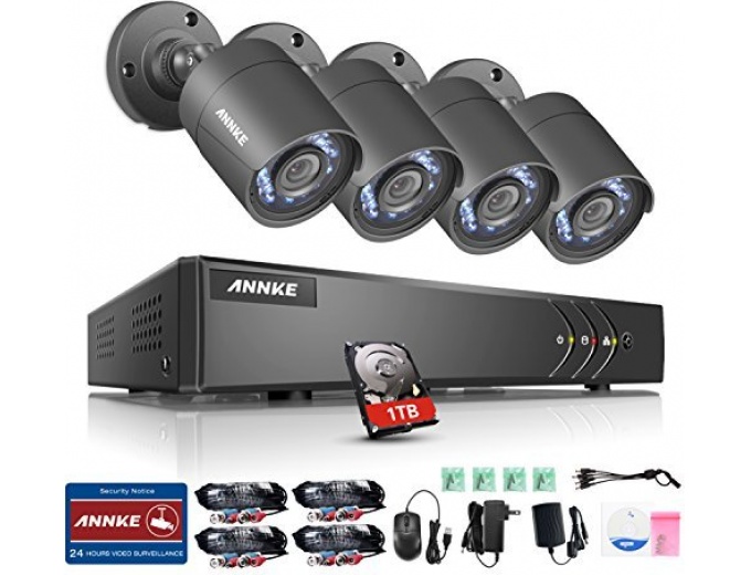 ANNKE HD-TVI Security System 1TB DVR