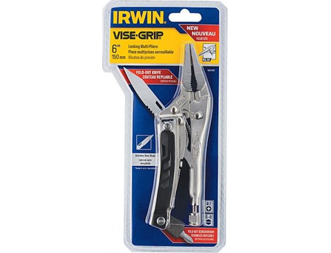 Irwin Vise-Grip Long-Nose Locking Multi- Pliers