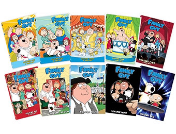 Family Guy Volume 1-10 Collection DVD