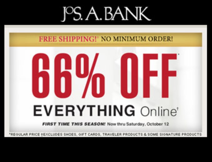 Everything at Jos. A. Bank + Free Shipping