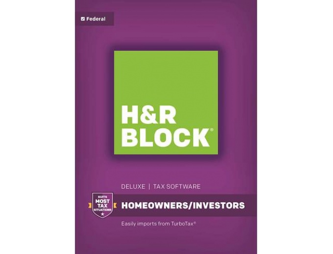 H&R Block Deluxe: Homeowners/Investors