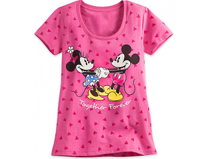 Minnie and Mickey Mouse Tee for Women